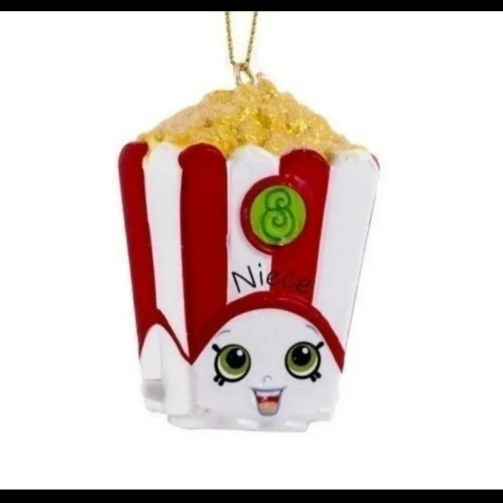 Kurt Adler Shopkins Personalized Ornament Poppy Corn Granddaughter OR Niece NWT